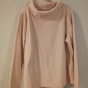 Dudley Stephens Park Slope Fleece Turtleneck – Beige – Women’s XXL